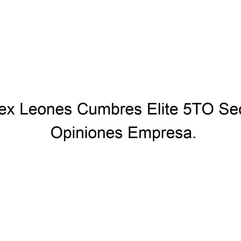 Opiniones Comex Leones Cumbres Elite 5TO Sec 107, ▷ 8113065388