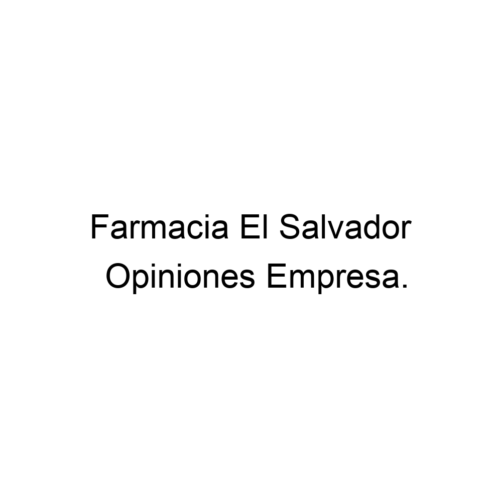 Farmacia El Salvador