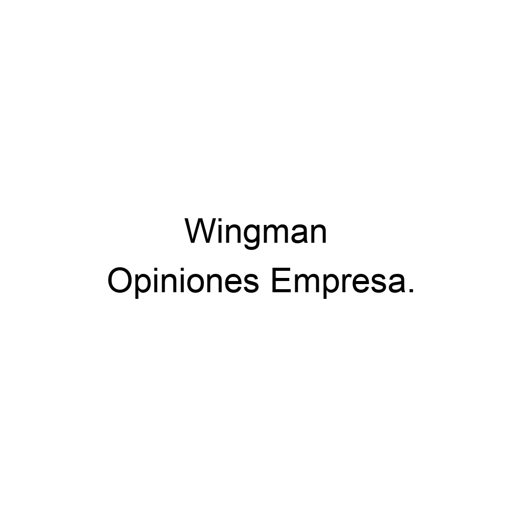 Opiniones Wingman, ▷ 523336278104